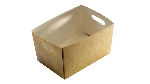 음식용 골판지 상자 — 스톡 사진