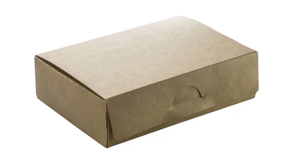 Картонна коробка для їжі — стокове фото