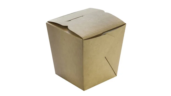 Caja de cartón para alimentos Imagen de stock