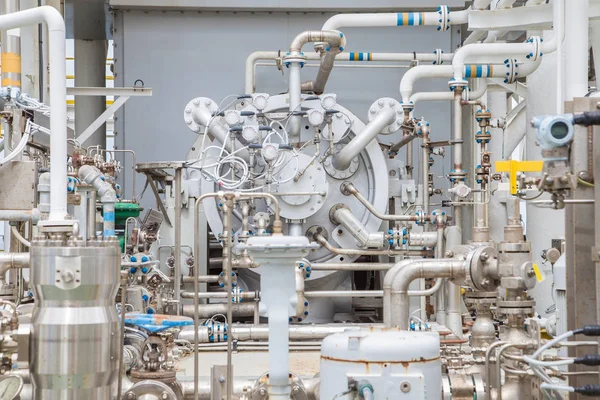 Yüksek basınç gaz türbini kompresör santrifüj tip karbon dioksit alma ünitesi için teslim gazlar sıkıştırmak için offshore petrol ve gaz merkezi işlem platformu, yem.