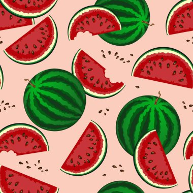 Karpuzlu kusursuz desen