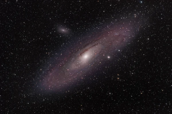 Галактика Андромеды в созвездии Андромеды — стоковое фото