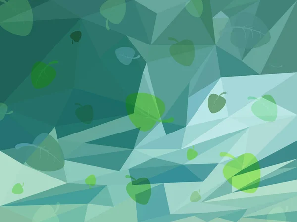 Vector Abstract Green Background of Spring — Free Stock Photo