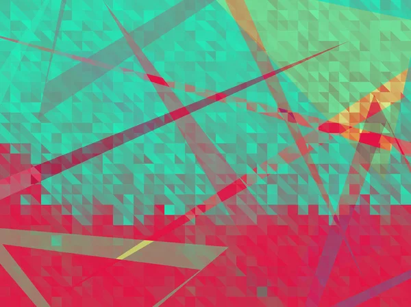 Vektor abstrakt retro geometrischer Hintergrund — Stockvektor