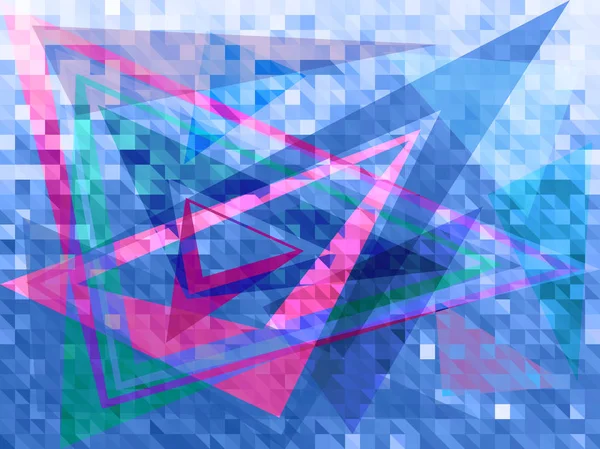 ベクトル抽象的な色とりどりの幾何学的な背景  — 無料ストックフォト