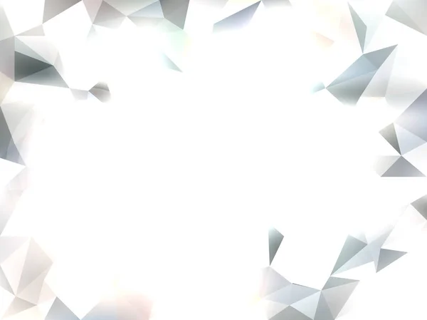 三角形とベクトル抽象的な白い背景 — ストックベクタ