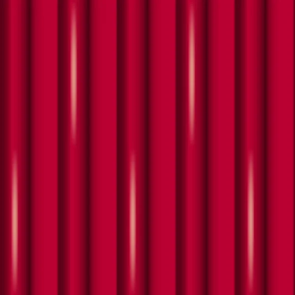 Vector Abstract Background of Red Curtains — Stock Vector