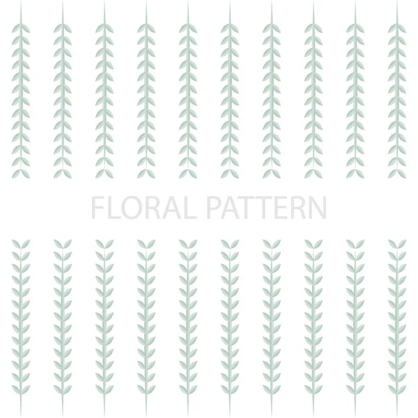 Padrão floral vetorial em cores pastel — Vetor de Stock