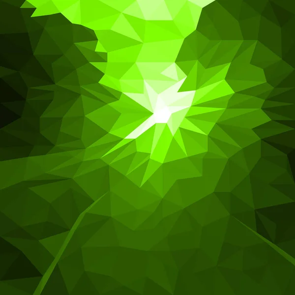 Vector abstracte groene achtergrond van Flash of licht — Stockvector