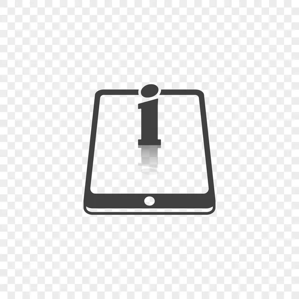 Піктограма Мобільного Додатку Інформаційних Служб Векторні Ілюстрації Прозорому Фоні — стоковий вектор