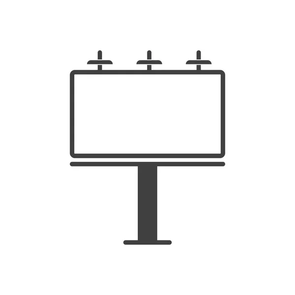 Icône Panneau Affichage Vecteur Sur Fond Blanc Facile Modifier — Image vectorielle