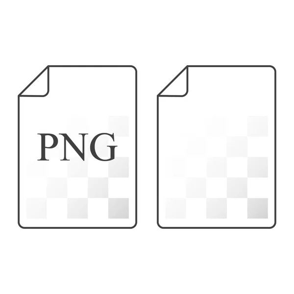 文档图标 Png 特殊设计 您可以选择两个选项 向量在白色背景 — 图库矢量图片