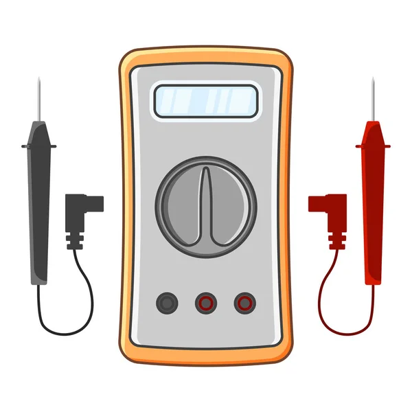 Multimeter-Symbol. Vektor-Illustration auf weißem Hintergrund. — Stockvektor