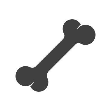 Simge kemik. Fikirlerinizi için beyaz bir arka plan üzerinde vektör.