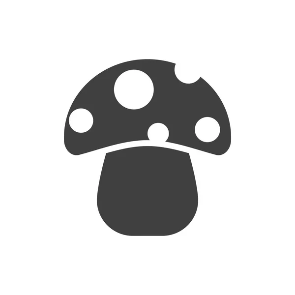 stock vector Mushroom icon. Vector on white background. T-shirt print.