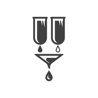 Renk simgesini karıştırın. Beyaz arka planda vektör.