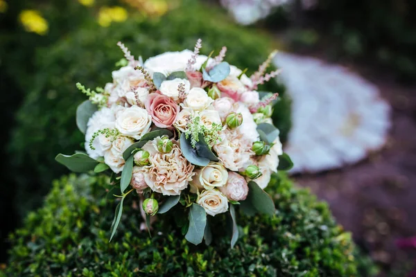 Wedding Bouquet Background Nature — Stock Photo, Image