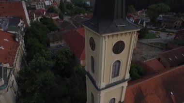 Şehirde, dron havadan görüntüleri Hıristiyan Kilisesi