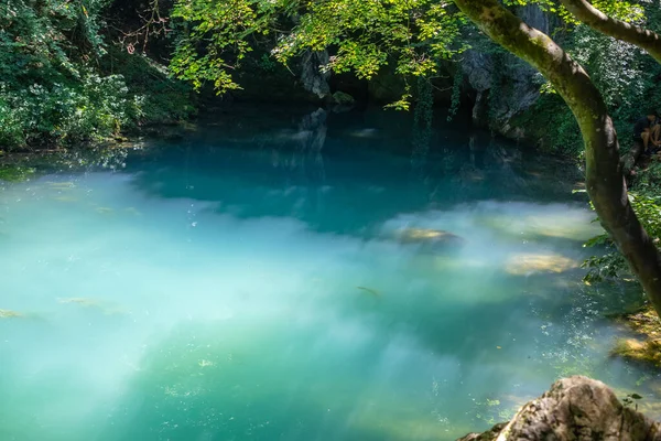Krupajsko Vrelo Krupaj Springs Serbia Beautiful Water Spring Waterfalls Caves — Stock Photo, Image
