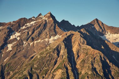 doğal Alp yaz manzara. doğal dağ arka plan.
