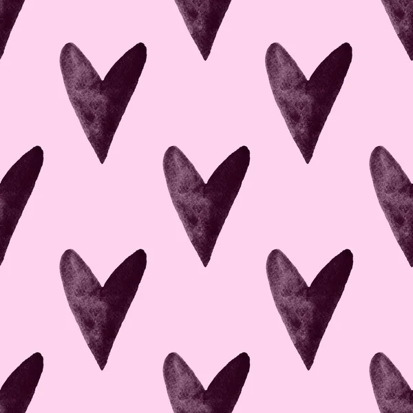 Eenvoudig hart valentijnspatroon — Stockfoto