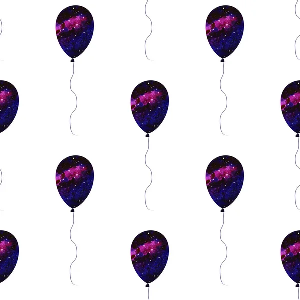 Simple balloons pattern — Stock Photo, Image