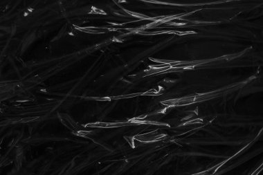 Black membrane. Abstract dark background. clipart