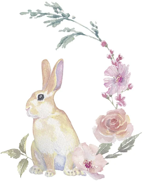 Sarı Paskalya bunny çelenk