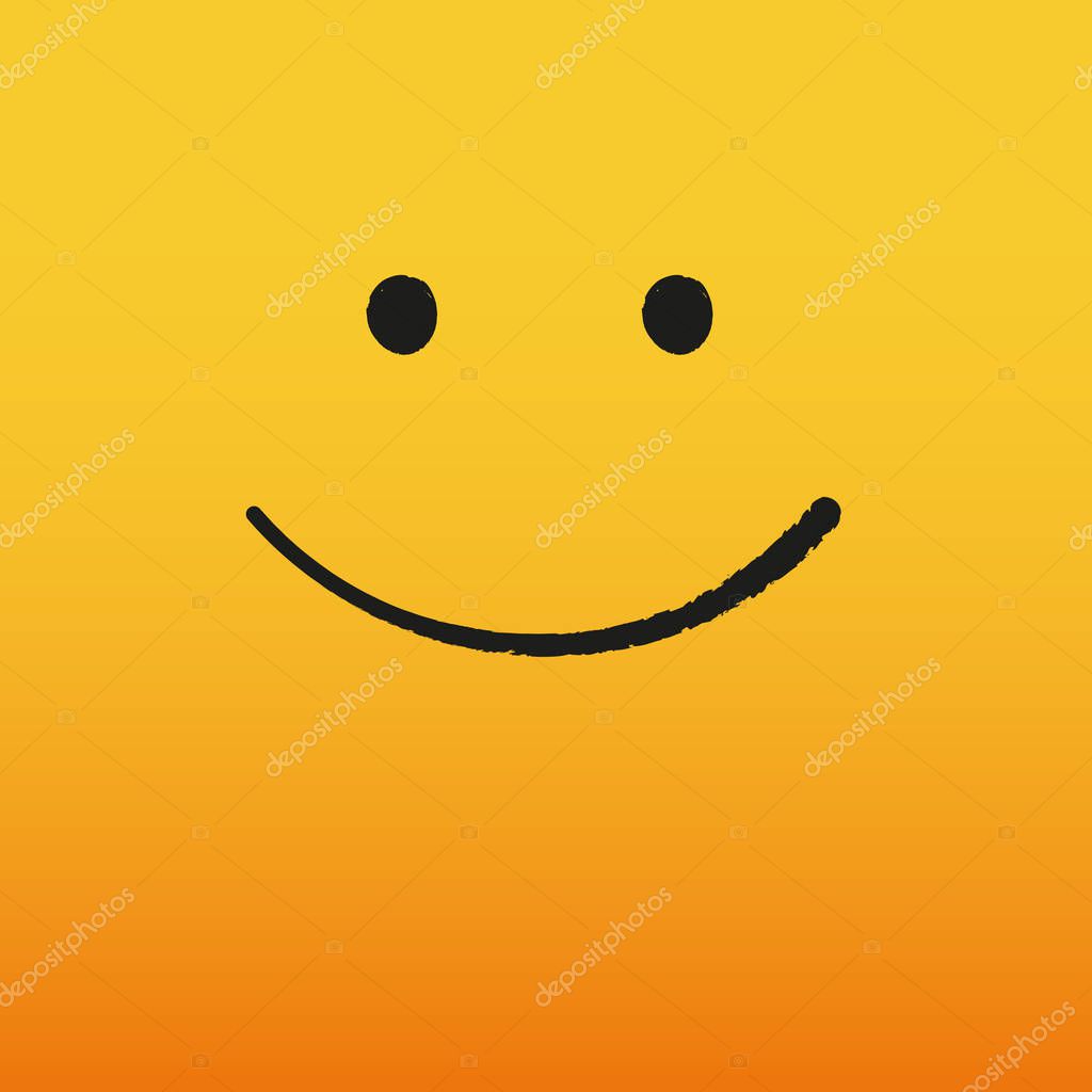 World Smile Day october 6th banner. Winking smiley and lettering World Smile Day on yellow background. Vector