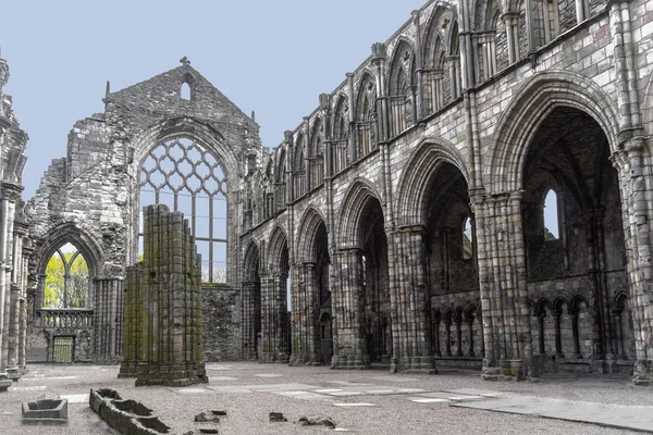 A Holyrood Abbey, Edinburgh romjai — Stock Fotó