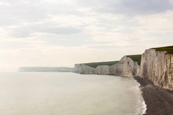 Seven Sisters Chalk Cliffs Sussex Angleterre Royaume Uni — Photo