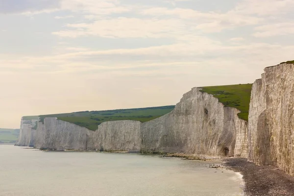 Seven Sisters Chalk Cliffs Inghilterra Regno Unito Europa — Foto Stock