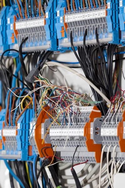 Elektronisk Switch Gear Skåp Detaljerad — Stockfoto