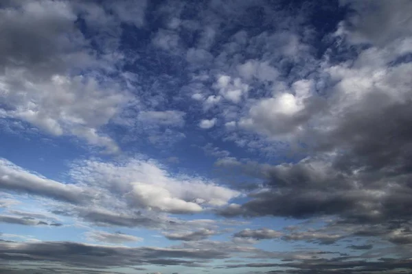 Céu Nublado Foto Horizontal Céu — Fotografia de Stock