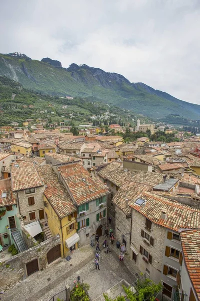 Houses Malcesine Malcesine Verona Province Italy Europe — Stock Photo, Image