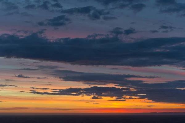 Мальовничий Вид Захід Сонця Берегів Норвегії Норвегія Європа — стокове фото