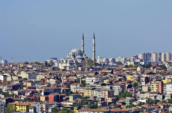 Istanbul Stadt Gebäude Und Sueleymaniye Moschee Istanbul Türkei Asien — Stockfoto