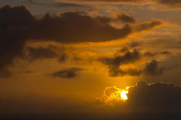 Scenic View Beautiful Cloudy Sky Sunset — Stock Photo, Image