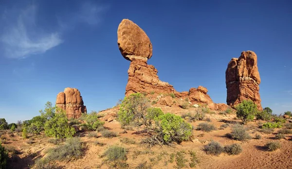 Balanced Rock Rock Formation Arches National Park Moab Utah United — Stock Photo, Image