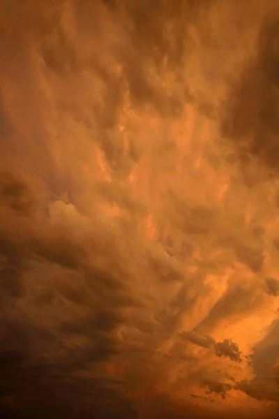 Γραφική Θέα Όμορφη Συννεφιά Στο Ηλιοβασίλεμα — Φωτογραφία Αρχείου