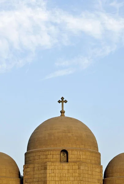 Dôme Eglise Saint Georges Haute Eglise Dans Vieux Caire Copte — Photo