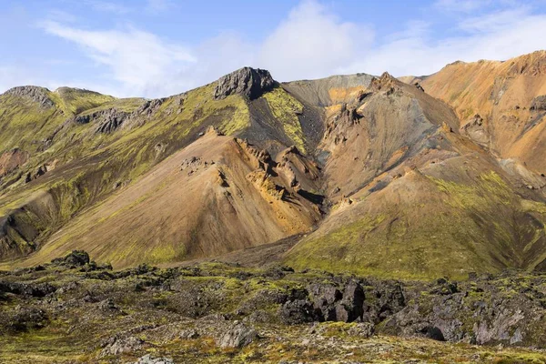 Berge Der Landmannalaugar Region Landmannalaugar Südliche Region Island Europa — Stockfoto