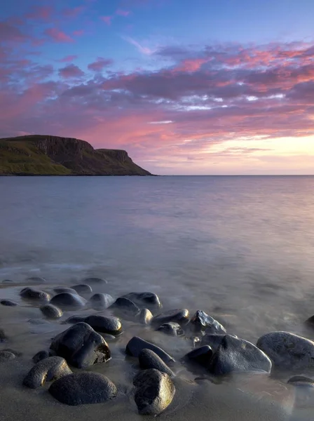 Céu Noturno Ilha Skye Oceano Atlântico Escócia Reino Unido Europa — Fotografia de Stock