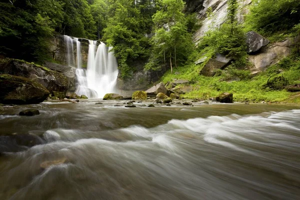 Hoechfall Vízesés Közelében Teufen Svájcban Appenzell Régióban — Stock Fotó