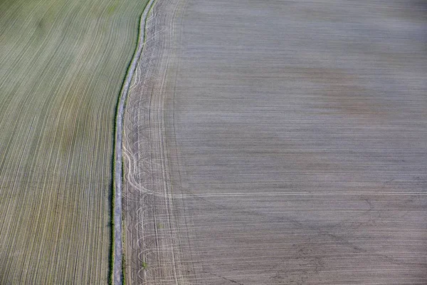 Вид Воздуха Поле Гольфа Эльбский Песчаник Саксония Германия Европа — стоковое фото