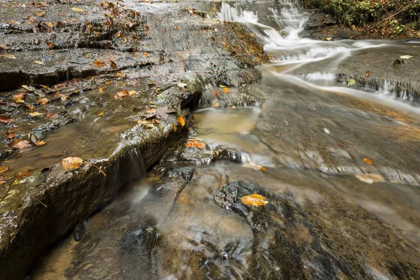 Vodopád Struempfelbach Proudu Bádensko Württembersko Německo Evropa — Stock fotografie