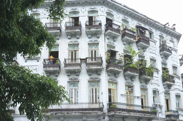 scenic view of Colonial architecture, Havana, Cuba, Central America