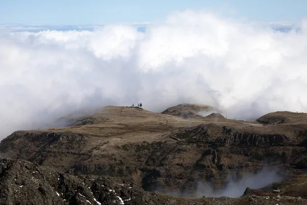 Vista Panorámica Del Pico Arieiro Las Nubes Madeira Portugal Europa — Foto de Stock