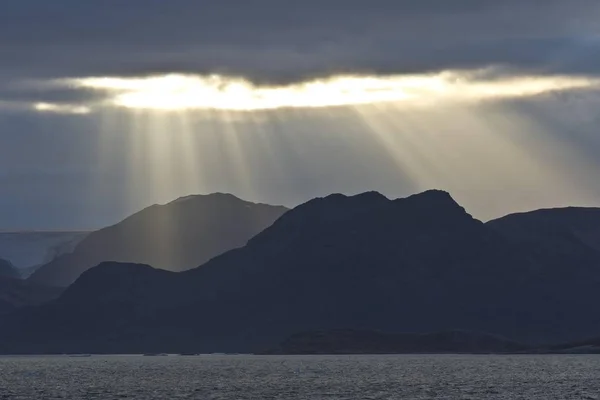 Vista Panorámica Kongsfjorden Spitsbergen Islas Svalbard Svalbard Jan Mayen Noruega —  Fotos de Stock