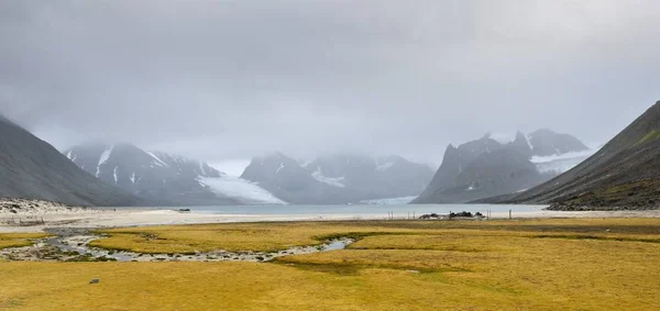 Naturskön Utsikt Över Magdalenefjorden Spitsbergen Svalbard Svalbard Och Jan Mayen — Stockfoto